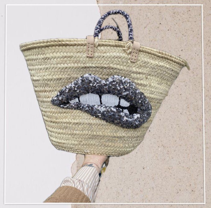 Panier Bouche Gris Grand modèle 